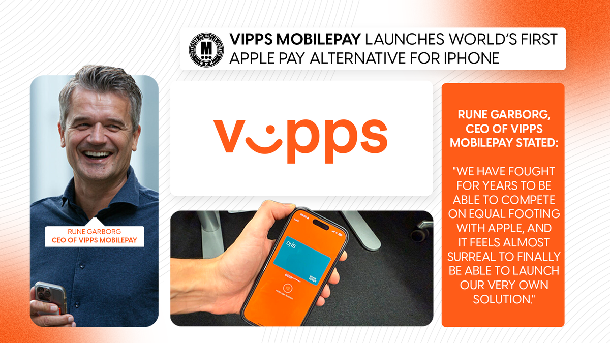 Vipps MobilePay Launches World’s First Apple Pay Alternative for iPhone