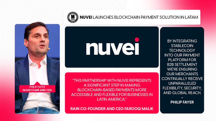 Nuvei Launches Blockchain Payment Solution in LATAM