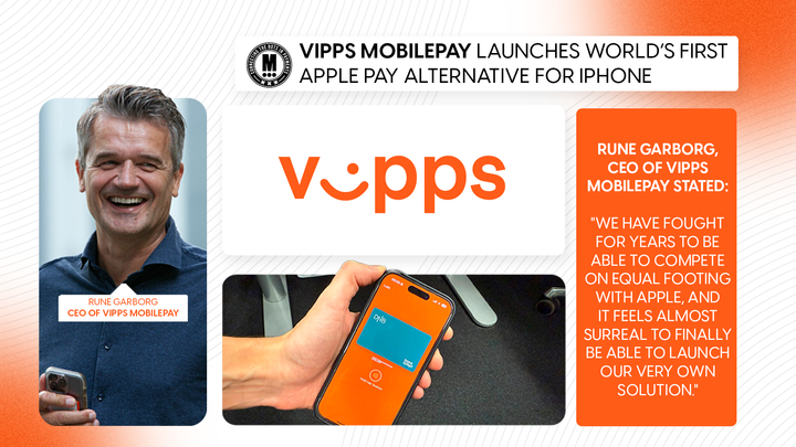 Vipps MobilePay Launches World’s First Apple Pay Alternative for iPhone