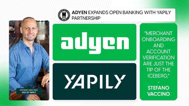 Adyen Expands Open Banking with Yapily Partnership