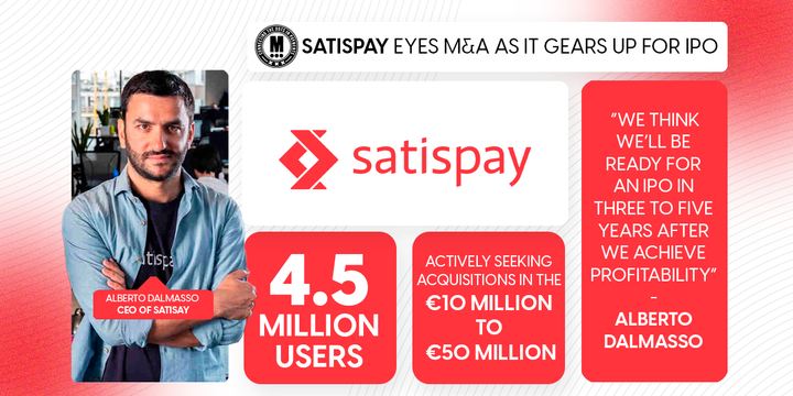 Satispay Eyes M&A as It Gears Up for IPO